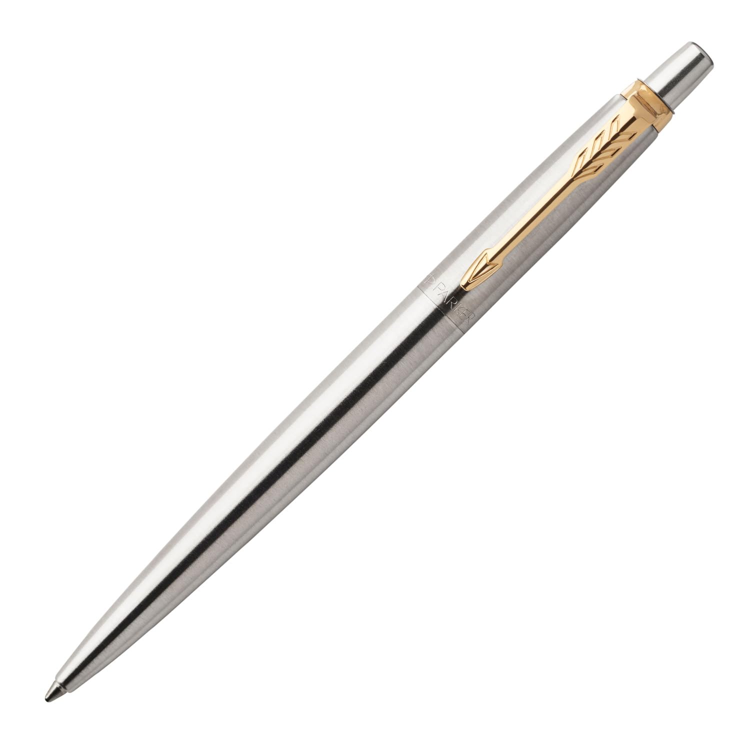 

PARKER Jotter Нержавеющая сталь GT Шариковая ручка Medium Подарок Премиум Оригинальная 1953345 Ручка, Наконечник, На масляной основе, В коробке, Качество, Импортная,