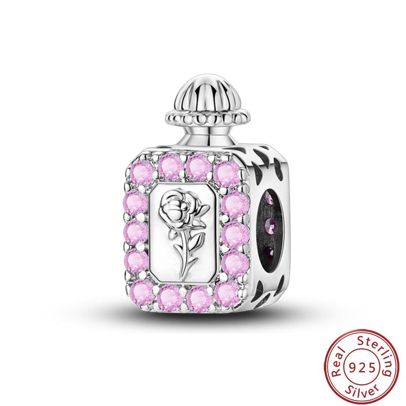 Copper Perfume Bottle High Heels Princess Dress Fashion Romantic Charms Beads 3Mm Diy Fine Jewelry Making