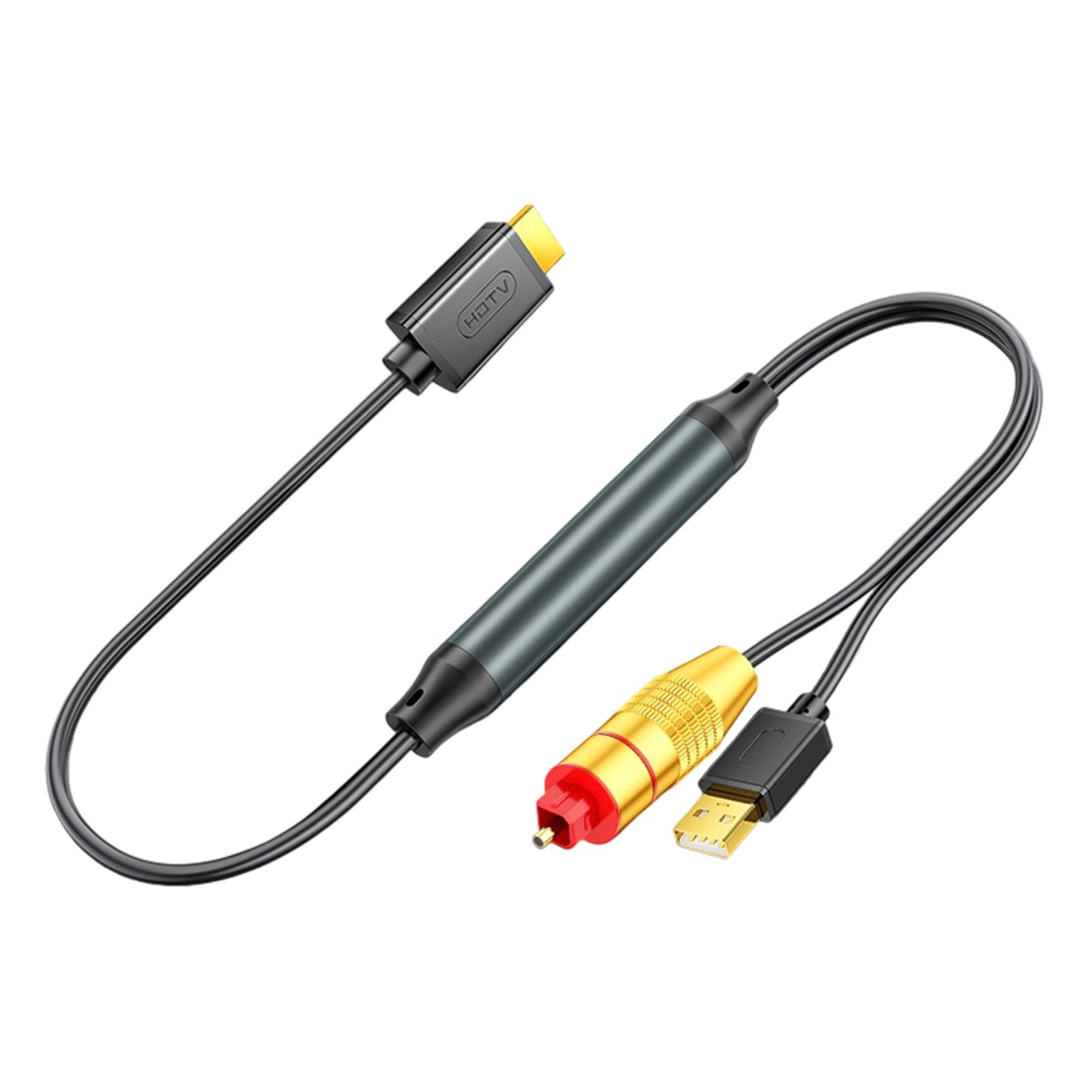 

Easy Plugs Play HDTV RCAs Composite Fiber Opticals Cable 1.5m Long Lasting PVC Construction for Quick arrange in Entertainment Systems 1