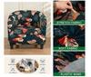 2PC/Set Club Chair Cover Stretch Armrest Sofa Covers Spandex Non-Slip Machine Washable Furniture Protector For Living Room
