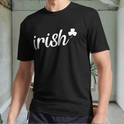 Neues Kleeblatt-Unfug Aktives Logo Herren Schwarz T-Shirt Lustig Größe S bis 5XL