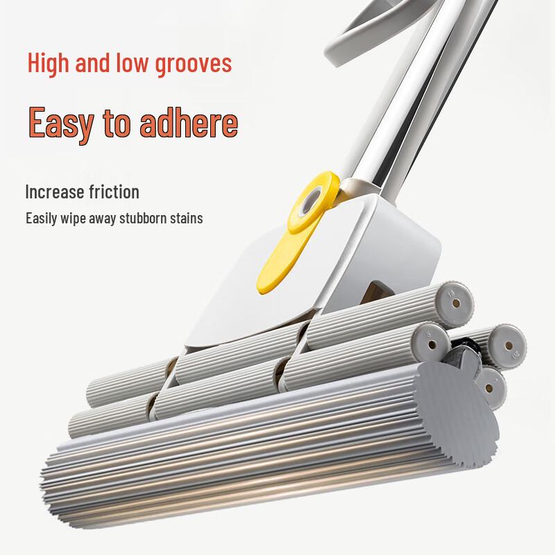 Extendable Double Roller Sponge Mop
