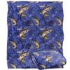 JQ Licensing Jl-Jp-Jq 2 Silky Tiki Flower Fishing Supersoft Blanket