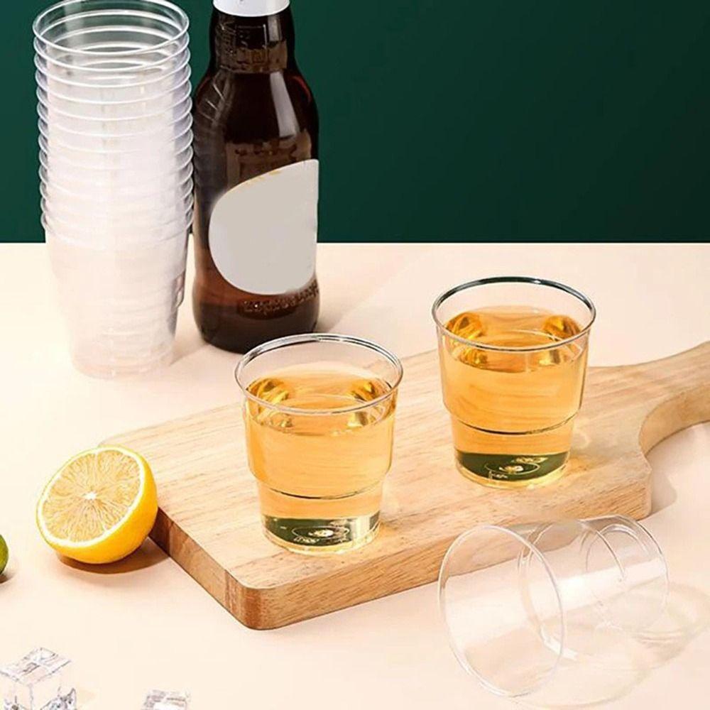 Food Grade Transparent Aviation Cup 200ML Cold Drinks Cups Disposable Water Cup  Camping