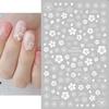 1PCS Sakura Nail Stickers Dandelion Nail Art Decoration Nail Decals Tulip Self-adhesive Flowers Stickers Press On Nails Stickers