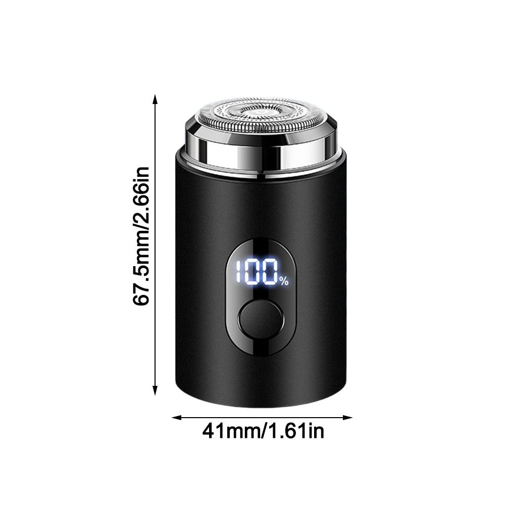 LED Digital Display Electric Shaver Type-c Charging Travel Shaver for Home Travel Car