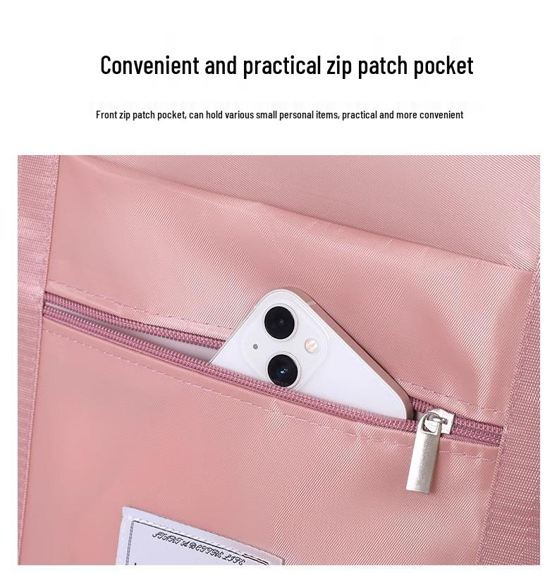 Foldable Travel Duffel: Large Capacity Crossbody Bag for Business Trips