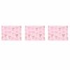 3Pcs Thick Material Bow Themed Wrapping Paper Double-Sided Printing Wrapping Paper  Gift Paper Decor
