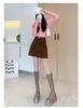 2026 Women's High-Waisted Corduroy A-Line Skirt: Slimming, Anti-Exposure Design for Autumn/Winter