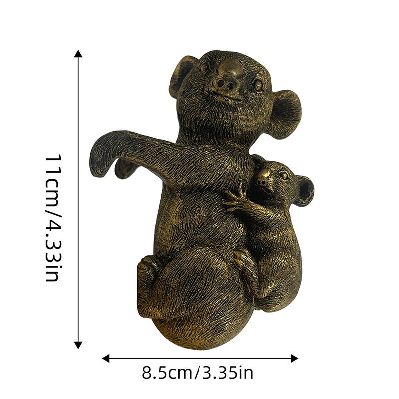 

Hanging Pot Brown Bear Koala Sculpture Garden Decoration Outdoor Animal Resin Statue Hanging Flower Pot Hanging Ornaments