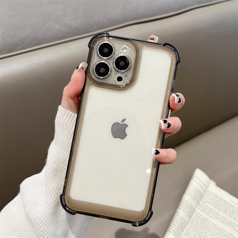 Applicable to the new 14 mobile phone case, anti-drop four-corner acrylic Apple 14PROMAX anti-drop 13PROMAX space case