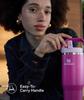 Stanley 1913 Iceflow Flip Straw 2.0 Vacuum Insulated Tumbler, Rose Quartz, 20oz | 0.59L