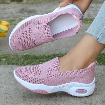 Shoes Women 2025 New Foreign Trade Women's Shoes Soft-soled Air Cushion Shoes Breathable Casual Sports Shoes Women