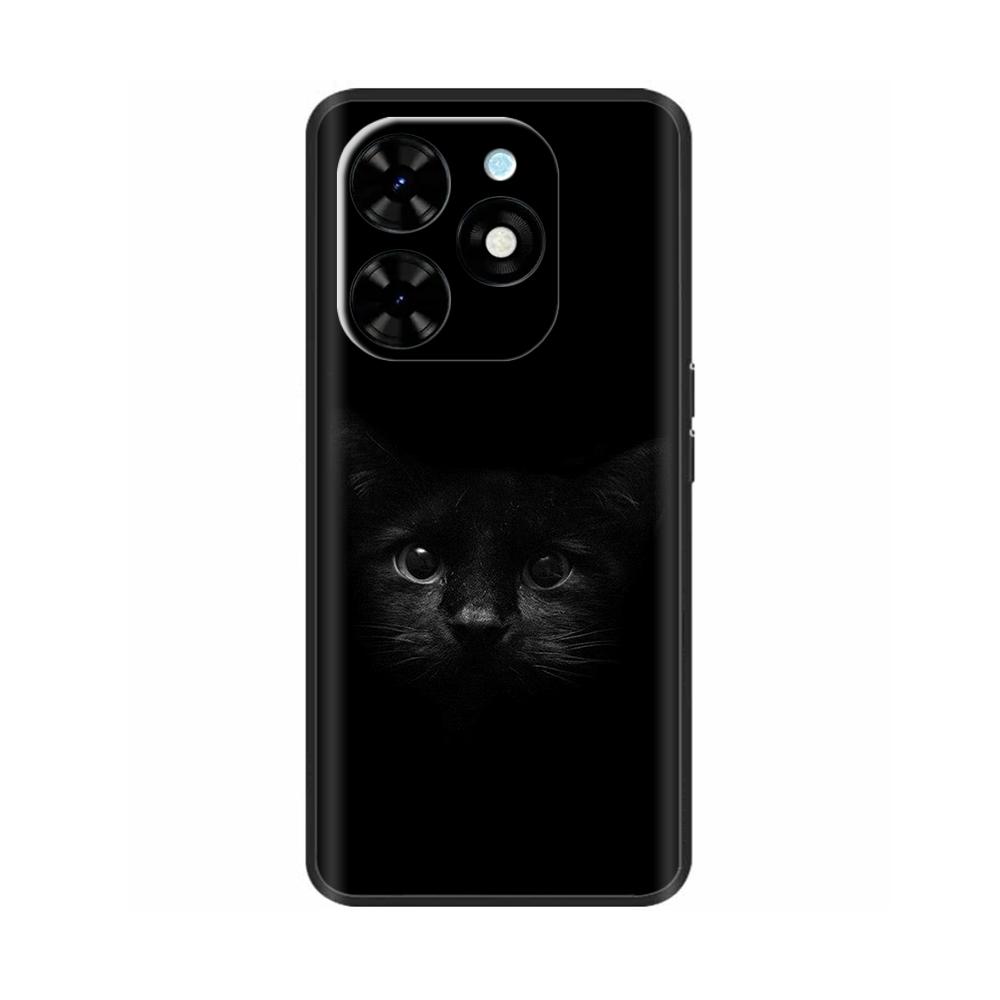 Shockproof Cover For Tecno Spark Go 2024 Case Soft Silicone Animals Painted Back Cover For Techno Spark Go 2024 Case Phone Cover