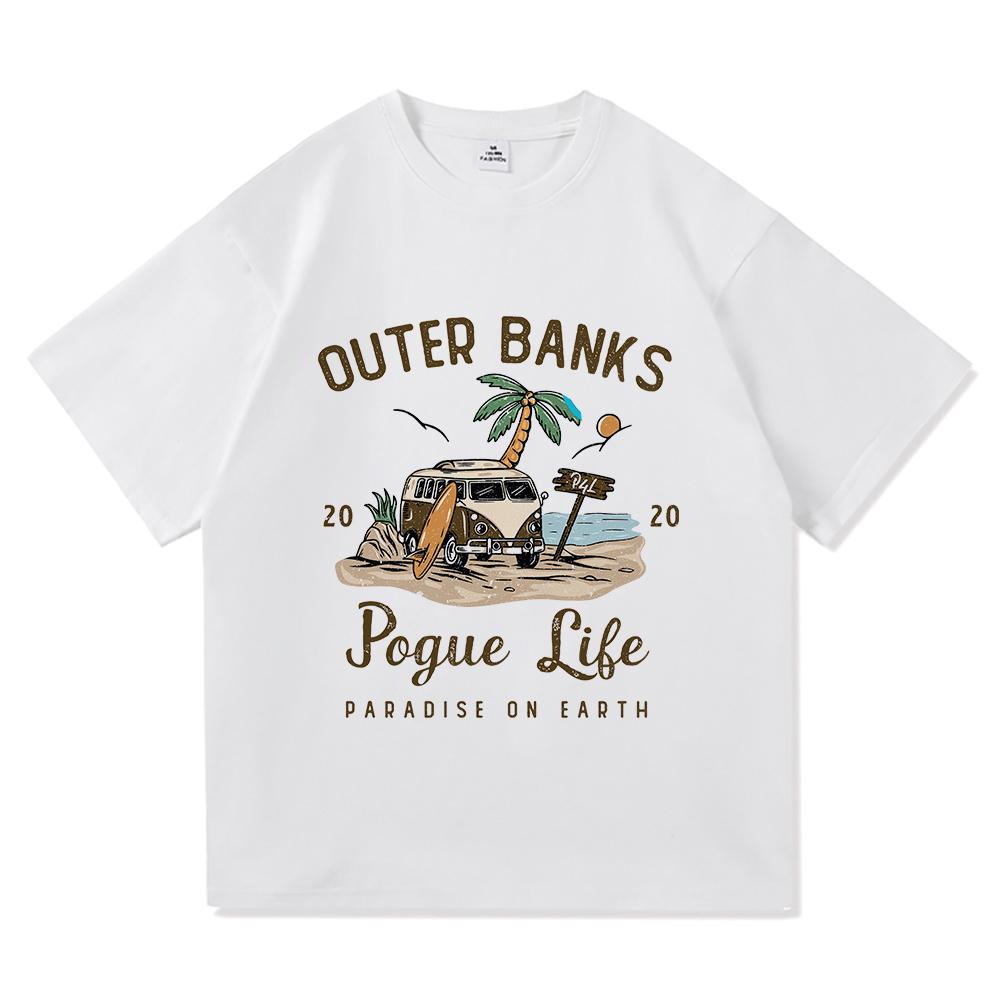 Moda verão retrô JJ Maybank camiseta masculina estética Pogue Life camiseta unissex alta qualidade hip hop vintage algodão camisetas