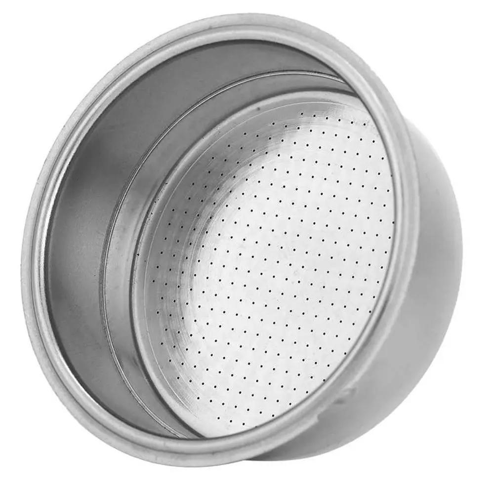 New Stainless Steel Double Layer Coffee Filter Basket Coffee Machine Accessories Powder Basket Coffee Filter Bowl For 51mm