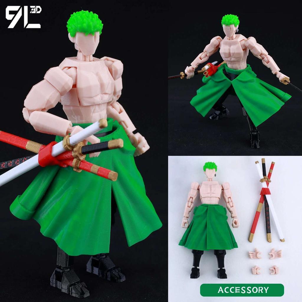 9L3 Figurka Mahoragi z Jujutsu Kaisen wydrukowana w 3D Dummy13 Lucky13 Wielostawowa Pozowalny Model Anime Kolekcjonerska Zabawka Prezent