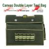 Durable Multi-layer Canvas Tool Bag for Electricians and Carpenters