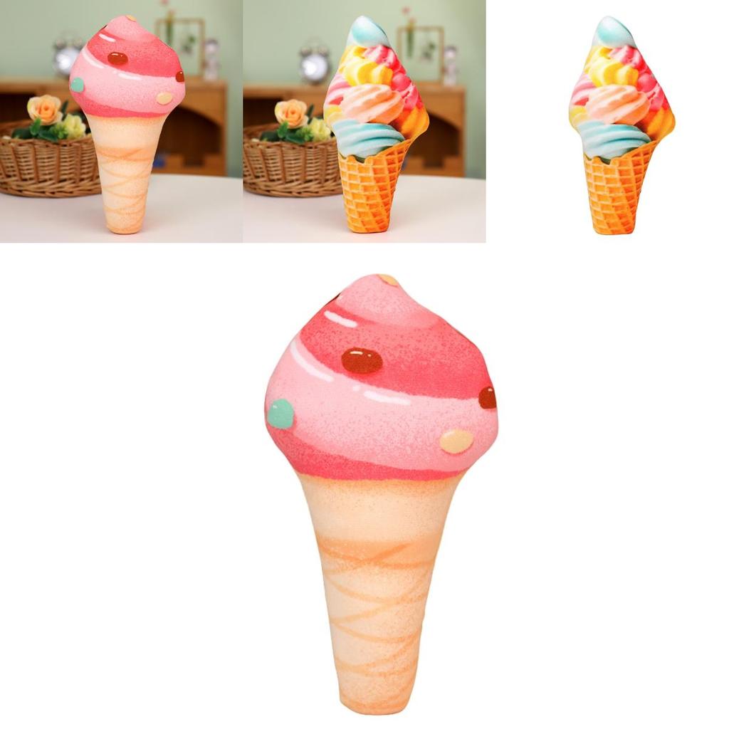 Eis Plüschtier Kissen Weich Und Flauschig Perfektes Geschenk Für Eisliebhaber Buntes Und Niedliches Design