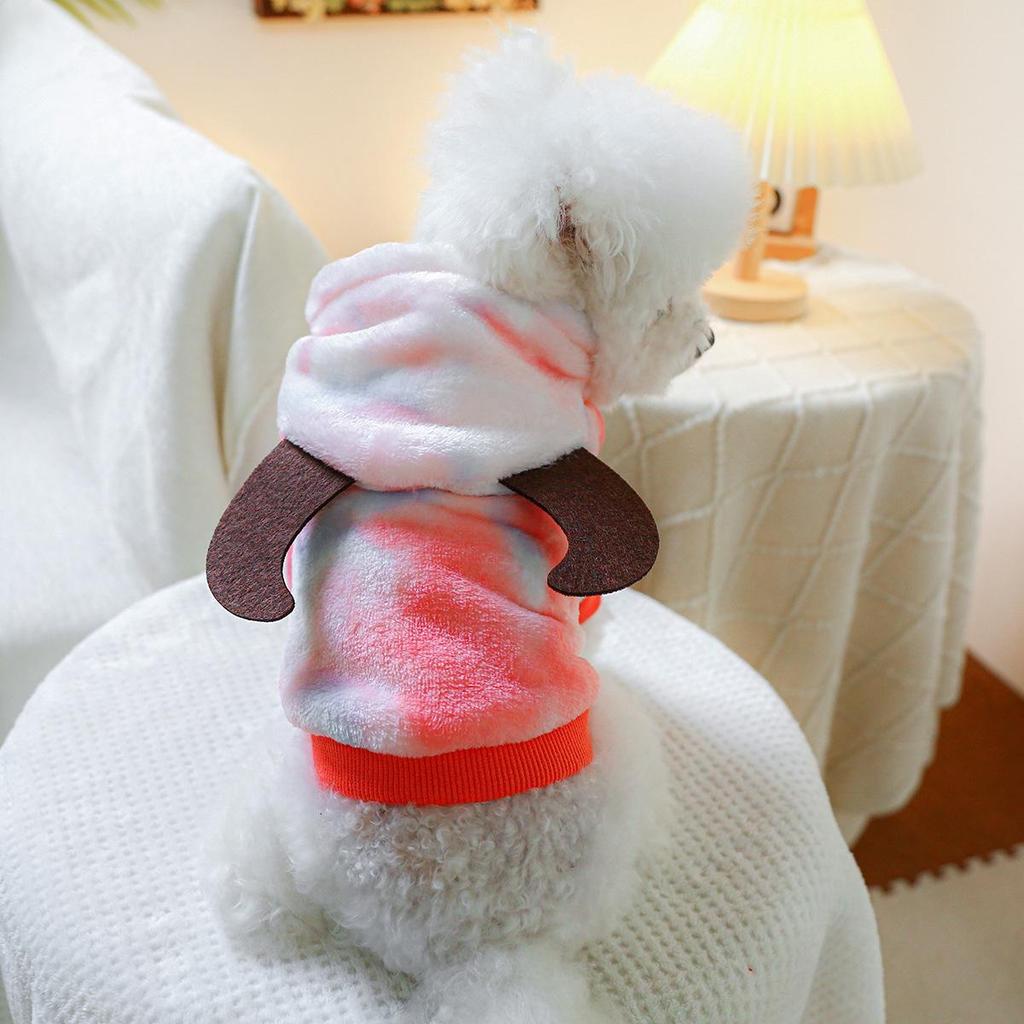 PETCIRCLE Jesień/Zima Plus Aksamit Ciepła Odzież dla Zwierząt - Kolekcja Cosplay dla Psów i Kotów