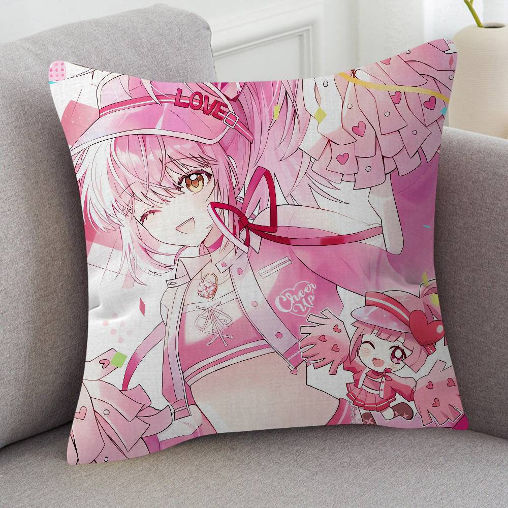 Anime Shugo Chara! Cartoon Series Square Pillowcase Soft Waist Sofa Cushion Cover Bedroom Room Pillowcase