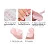 24 Pcs Removable Fake Nail Kit Fashionable Full Cover Artificial False Nails for Women
