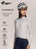 Lampaida Damen Schnelltrocknend Winddicht Fleece Radtrikot - Frost Shadow 20