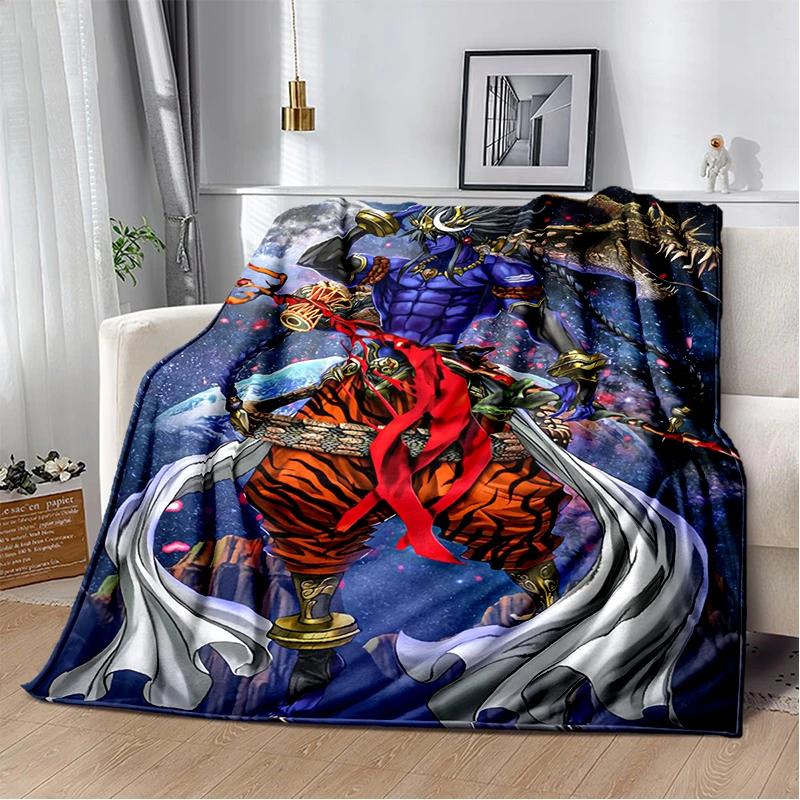 2025 New Style Cartoon Record of Ragnarok Anime Blanket,Soft Throw Blanket for Home Bedroom Bed Sofa Travel Picnic Cover Kids