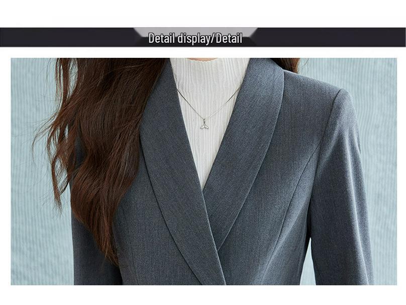 Elegant Professional Skirt Suit for Autumn & Spring - Ideal for Front Desk Managers & Interviews
