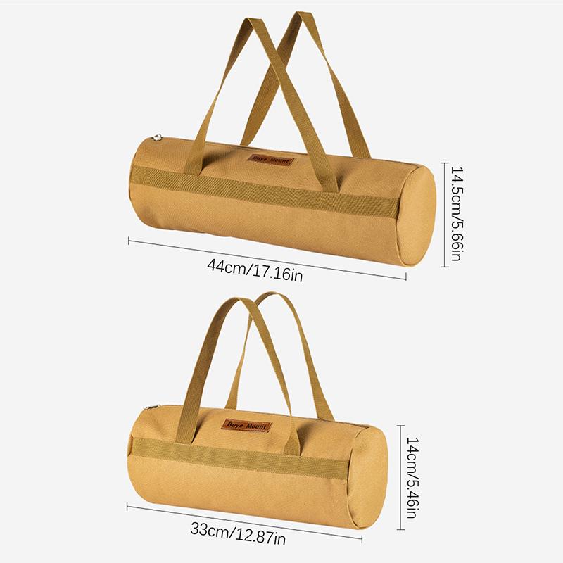 New Camping Tent Pegs Bag Cylindrical Stake Storage Backpack Portable Miscellaneous Bag Storage Box Toolkit Camping Equipment