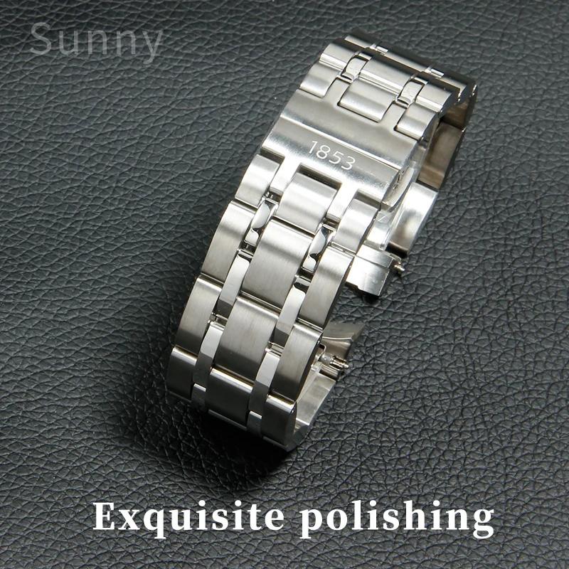 Solid Stainless Steel Watch Band for Tissot 1853 Couturier Men's T035 Strap T035627 T035617 T035407a Steel Strap 22 23 24mm