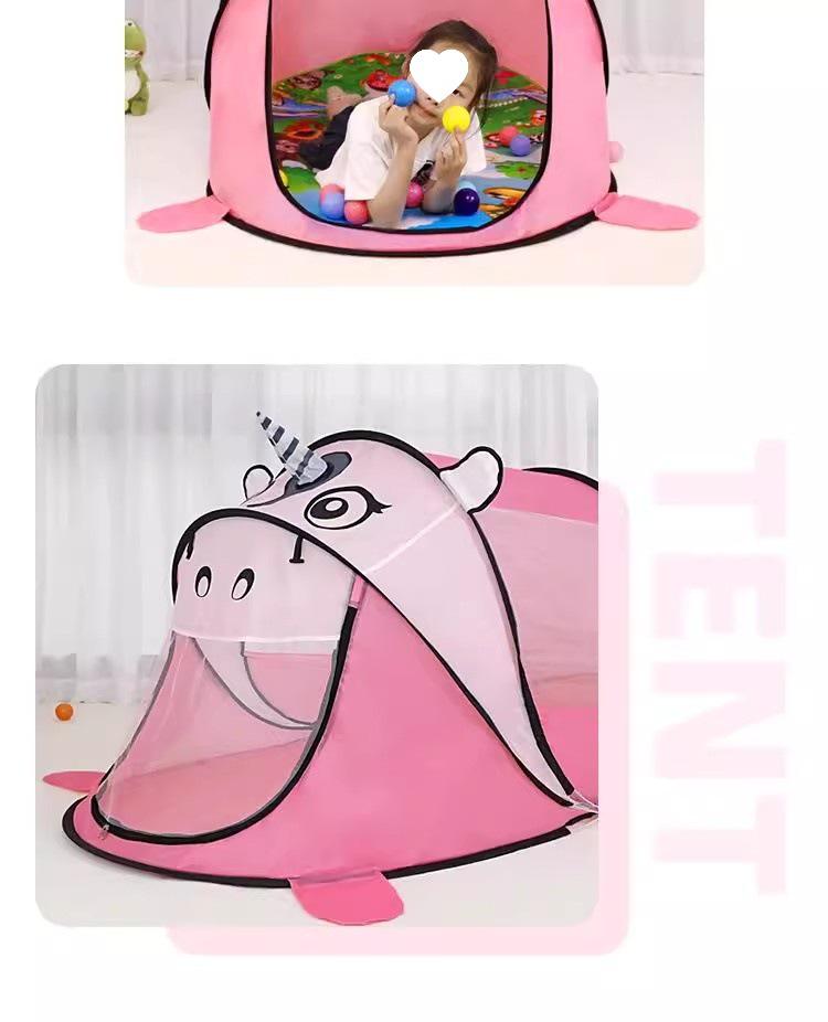 New Model Kids' Quick-Open Sunshade Tent: Portable & Folding for Indoor/Outdoor Use