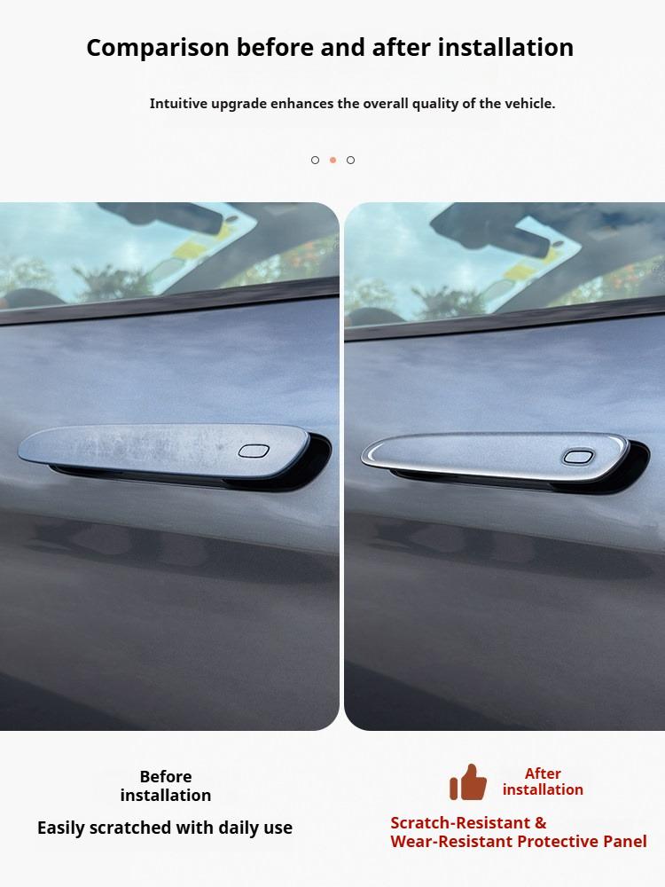 For BYD Sealion 7 EV Car Door Handle Anti Scratch Sticker Anti Scratch Strip for Rearview Mirror Transparent Protective Film
