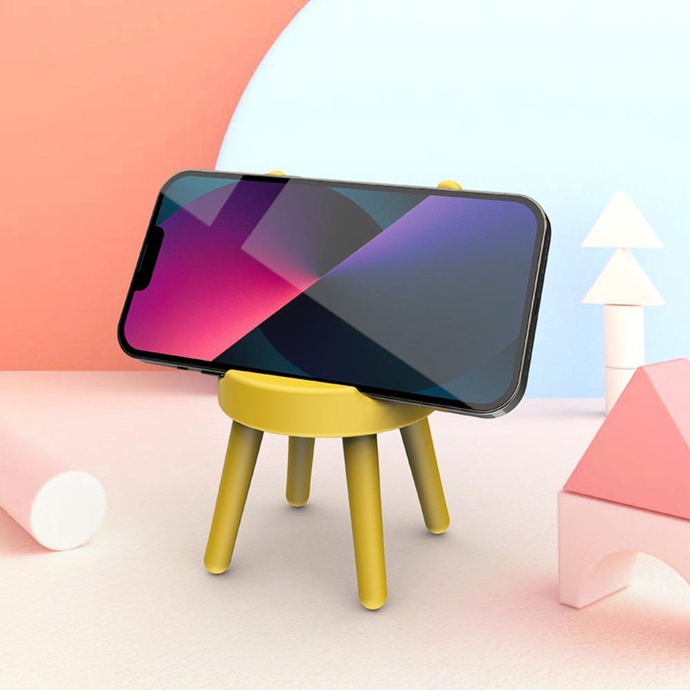 Mini Lazy Mobile Phone Stand Portable Chair Phone Holder Chair Mobile Phone Stand  Office