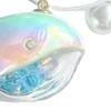 1/2/3Pcs Key Chain Faux Pearl Whale Shape Charm Keychain with Bangle Bags Backpacks Key Holder Decorative Bag Accessory