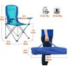 Sedia da campeggio pieghevole KingCamp Blu con braccioli