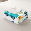 Garbage Truck Blanket Soft Fleece Throw Recycling Theme Kids Room Decor Educational Gift Baby Gift