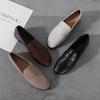 Spring Autumn Ladies New Small Leather Shoes Vintage Versatile Loafers British Style Fashion Anti Slip Shoes Casual Women's Flat