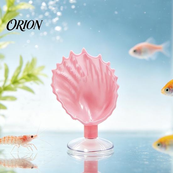 Colorful Aquarium Decor Betta Fish Hammock, Shell Resting Pad with Suction Cup, Aquatic Pet Supplies Bubble Nesting Habitat for Tank, Accessories Cup