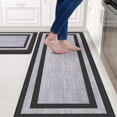 European Retro Kitchen Carpet Long Rectangular Water Absorbing Rug for Bathrooms, Entrance and Exit Mats Home Decor Items