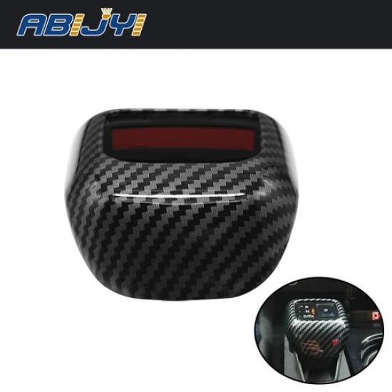 Carbon Fiber ABS Gear Shift Knob Head Cover Trim For Nissan Rogue -