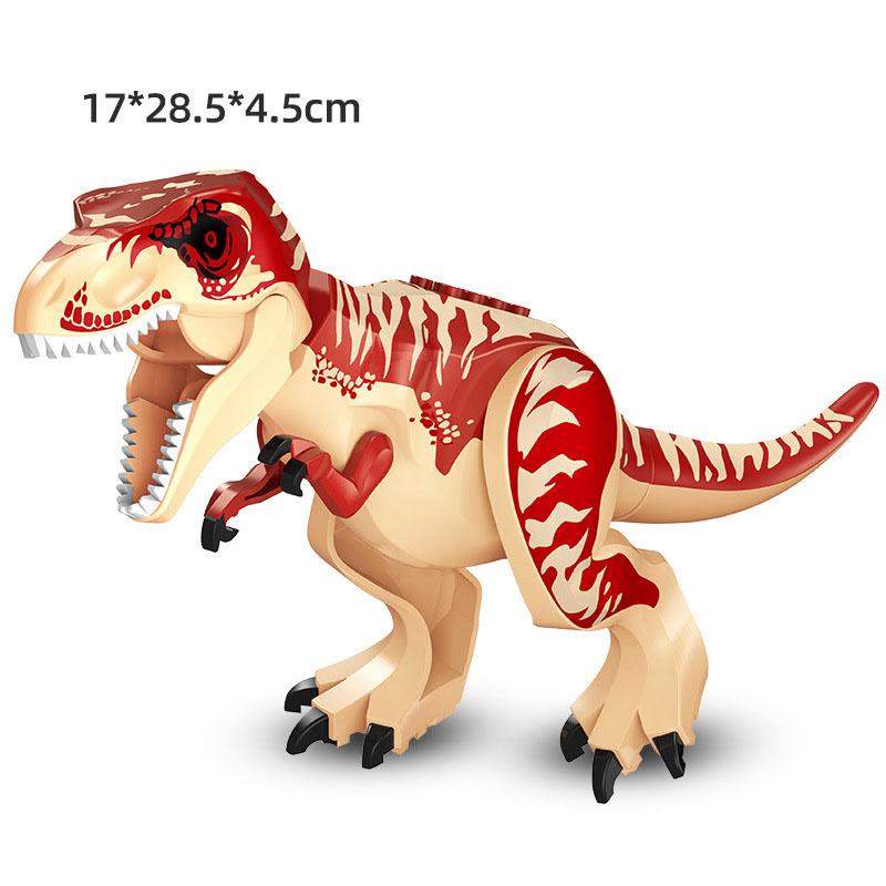 Jurassic Dino World Store Dinosaurfigurer Klosser Byggeklosser Velociraptor T-Rex Triceratops Indominus Rex Leker For Barn