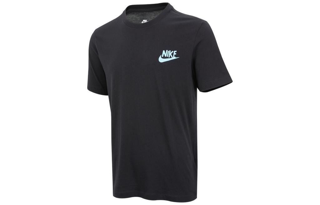 

Nike T Shirts Men s Black Crew Neck Moderate Straight Fit DR7810-010 M