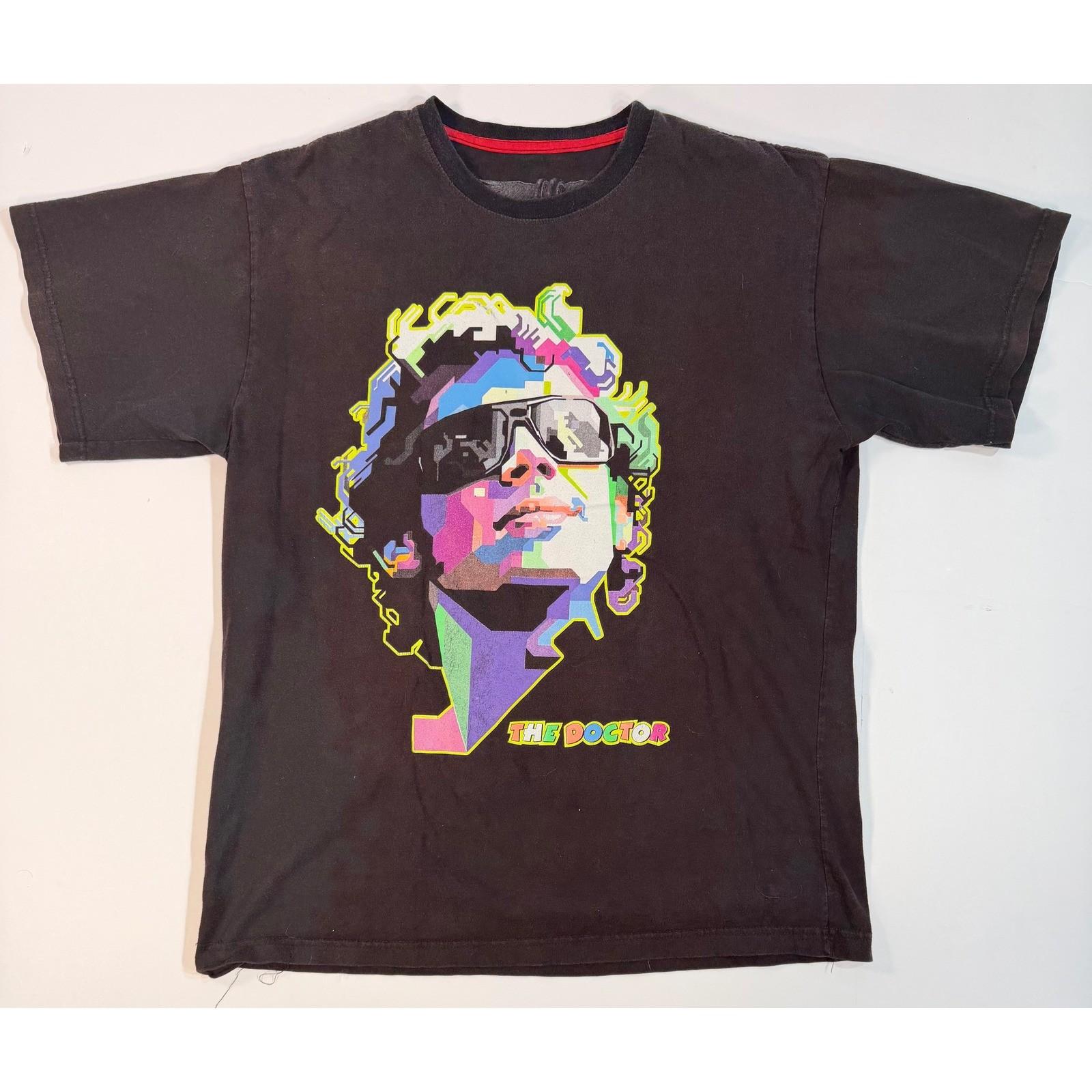 Valentino Rossi VR46 The Doctor Graphic Black XL MotoGP Racing Pop Art Unisex T-Shirt L
