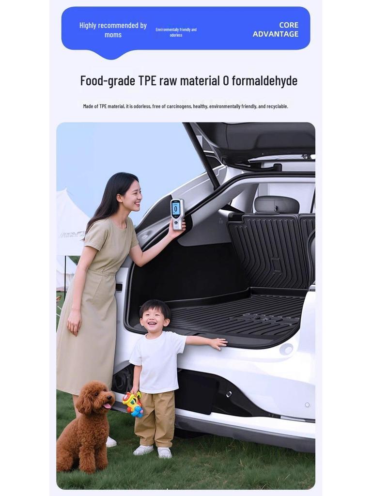 Ideal i6 TPE Trunk and Tail Box Mat - Odor-Free and Custom Fit