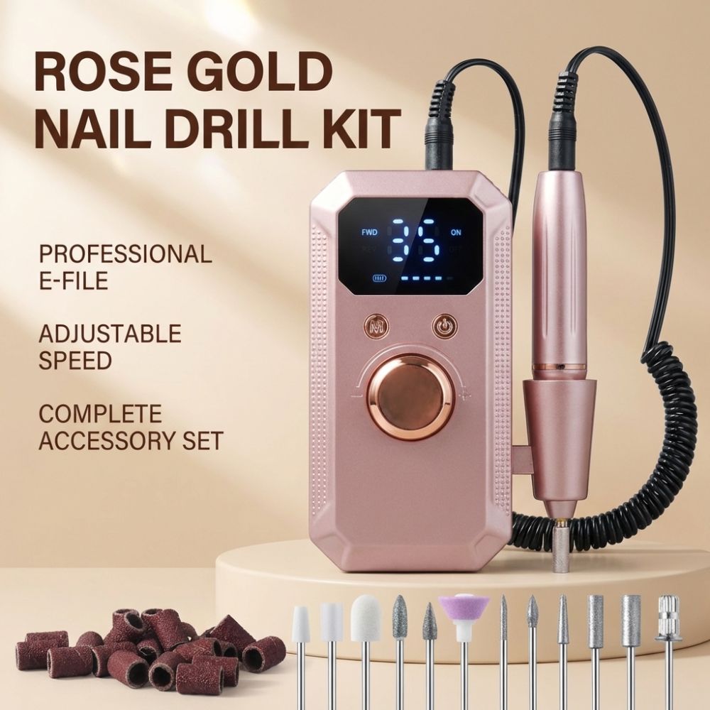 32 Vitesses Ponceuse Électrique à Ongles Affichage LED Ponceuse à Ongles Lime à Ongles Électrique Outils pour Ongles