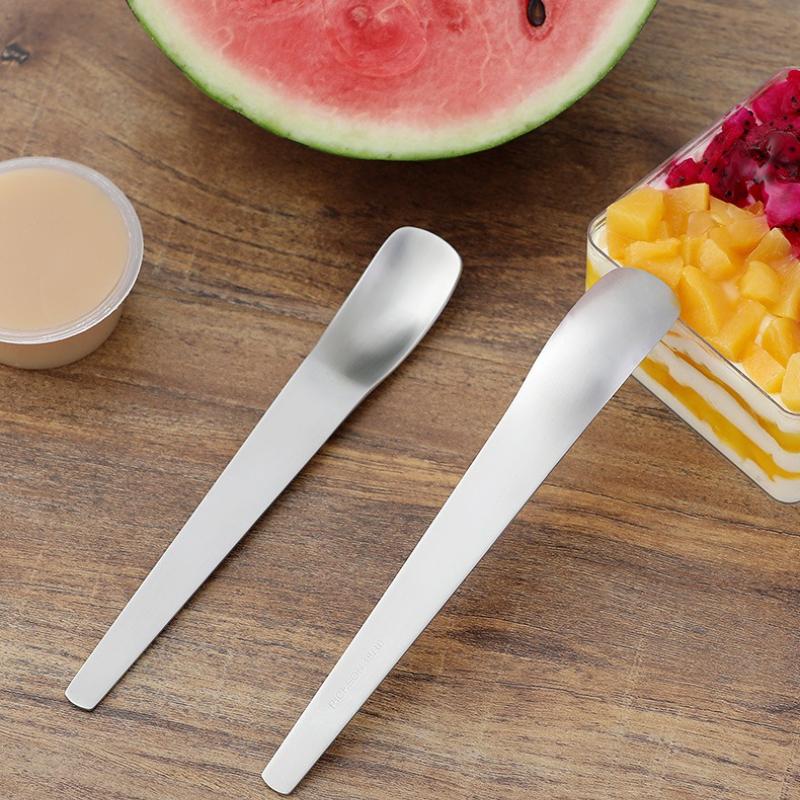 1PC Household Stainless Steel Ice Cream Scoop Ice Cream Scoop Dessert Spoon Cake Scoop Cheese Scoop Stirring Spoon