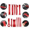 19PCS Plastic Car Trim Removal Tool Panel Tool Interior Disassembly Tools Auto Trim Puller Tool Red Blue Rivet Fastener