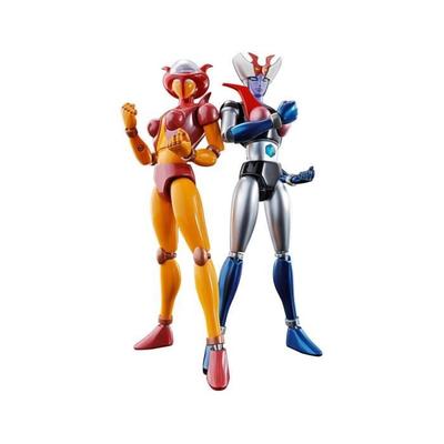 Bandai Tamashii Nations - Mazinger Z - Figurines Diecast Soul of Chogokin GX-08R Aphrodai A Vs GX-09R Minerva X 16 Cm