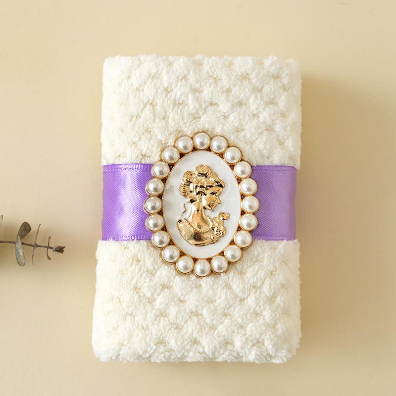 Wedding Cake Wedding Ceremony Gift Towel Coral Velvet Baroque Towel Multicolor Optional Gift